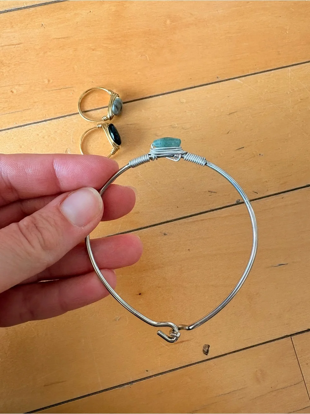 Handmade rings and bracelet bundle